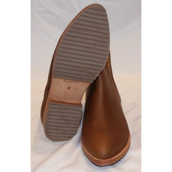 Nisolo Women's Eva Leather Everyday Chelsea Boot Brown NWOB $228 - Picture 7 of 8